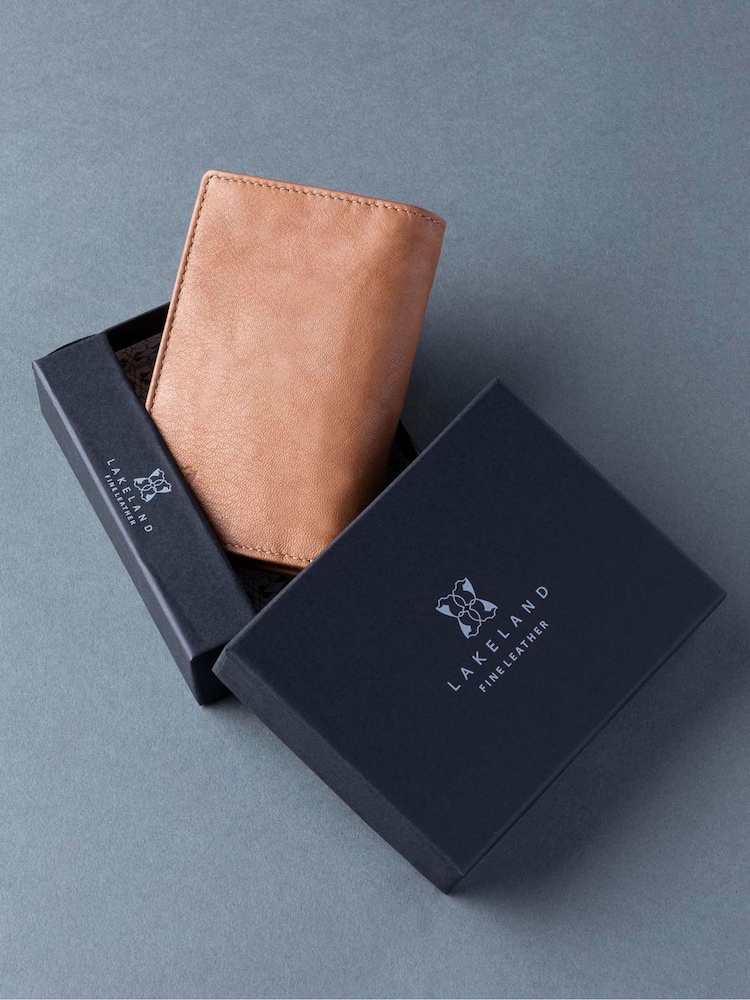 Castanho castanho - Carteiras Lakeland Leather Bowston Tri-Fold - Imagem 6 de 6