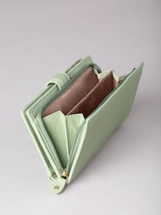 Lakeland Leather Green Medium Tab Purse - Image 3 of 5
