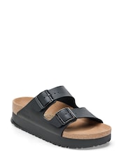 Birkenstock Black Birko Flor Papillio Flex Platform Sandals - Image 3 of 6