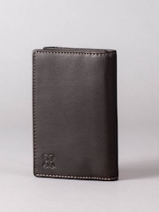 Brązowy - Skórzany portfel trzyczęściowy Lakeland Leather Bowston - Image 1 of 5