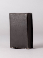 Brązowy - Skórzany portfel trzyczęściowy Lakeland Leather Bowston - Image 2 of 5