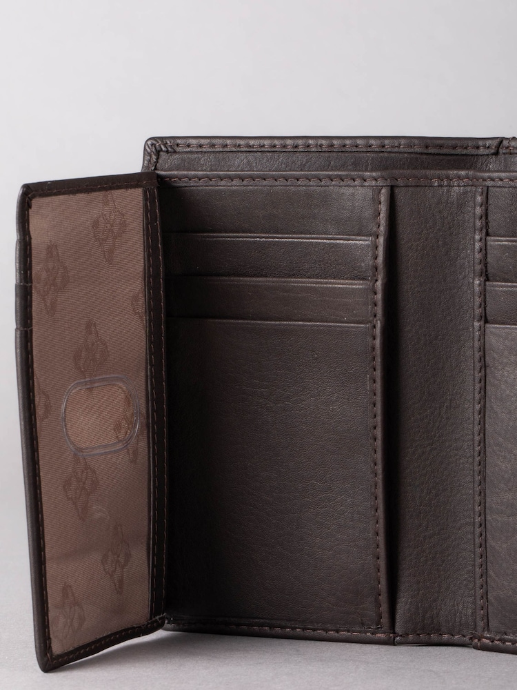 Lakeland Leather Brown Bowston Tri-Fold Wallet - Image 4 of 5