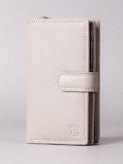 Lakeland Leather Grey Medium Tab Purse - Image 1 of 5