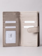 Lakeland Leather Grey Medium Tab Purse - Image 4 of 5