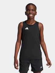 adidas Black Team Tank Top Kids - Image 1 of 1