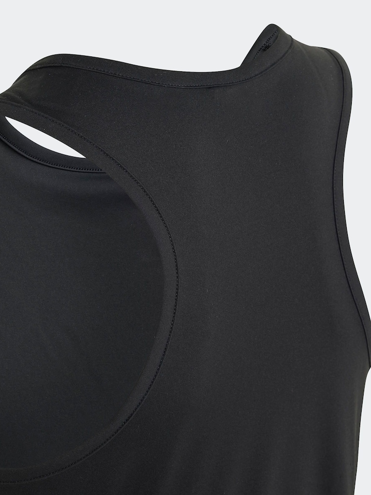 adidas Black Kids Team Tank Top - Image 10 of 12