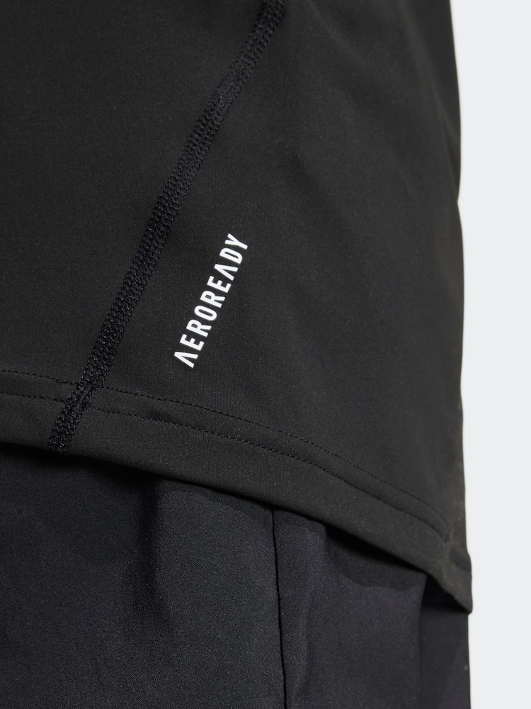 adidas Black Kids Team Tank Top - Image 8 of 12