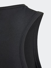 adidas Black Kids Team Tank Top - Image 9 of 12