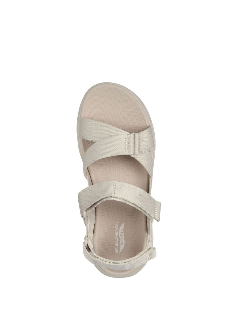 Buy Skechers Natural Go Walk Arch Fit Sandals from Next Netherlands