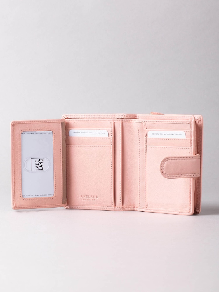 Lakeland Leather Pink Small Tab Purse - Image 4 of 5