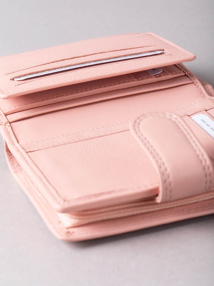Lakeland Leather Pink Small Tab Purse - Image 5 of 5