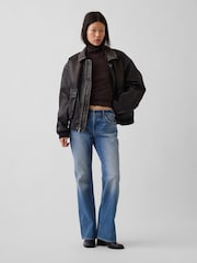 Gap Brown Modern Turtle Neck Long Sleeve T-Shirt - Image 3 of 5