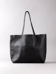 Lakeland Leather Black Tarn Leather Bucket Bag - Image 1 of 2