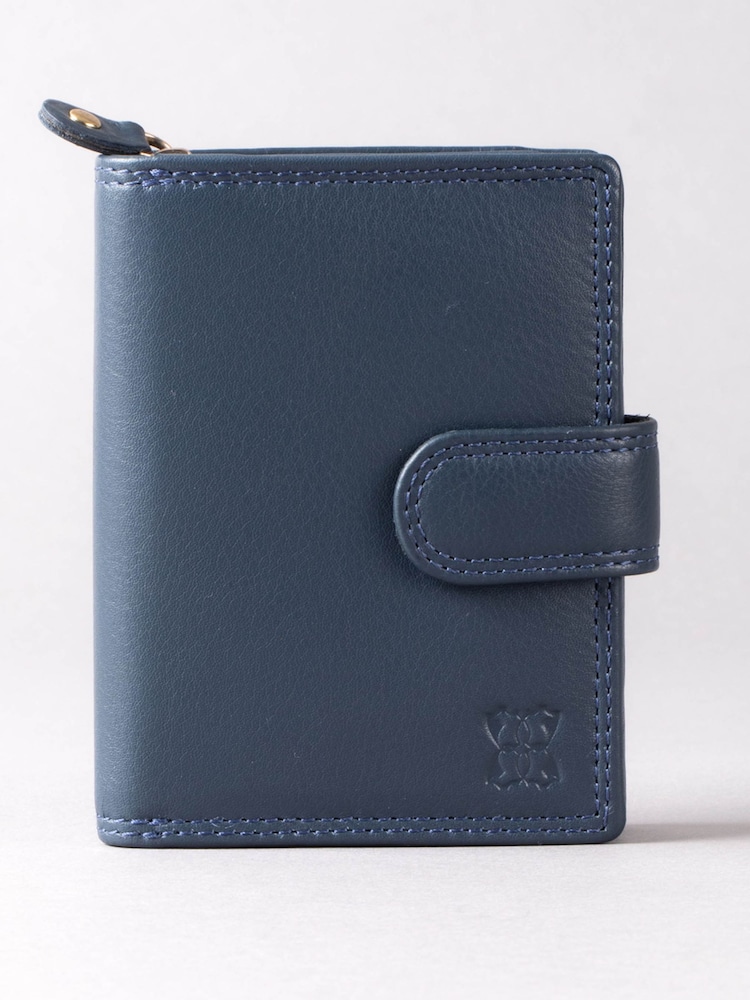 Laivasto Sininen - Lakeland Leather Pieni Tab Kukkaro - Kuva 2 / 5
