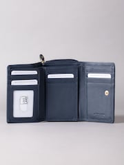 Lakeland Leather Navy Blue Small Purse - Image 4 of 5