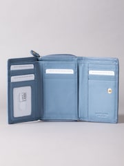 Lakeland Leather Light Blue Small Purse - Image 4 of 5