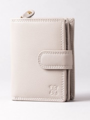 Grå - Lakeland Leather Small Tab Handväska - Bild 1 av 5