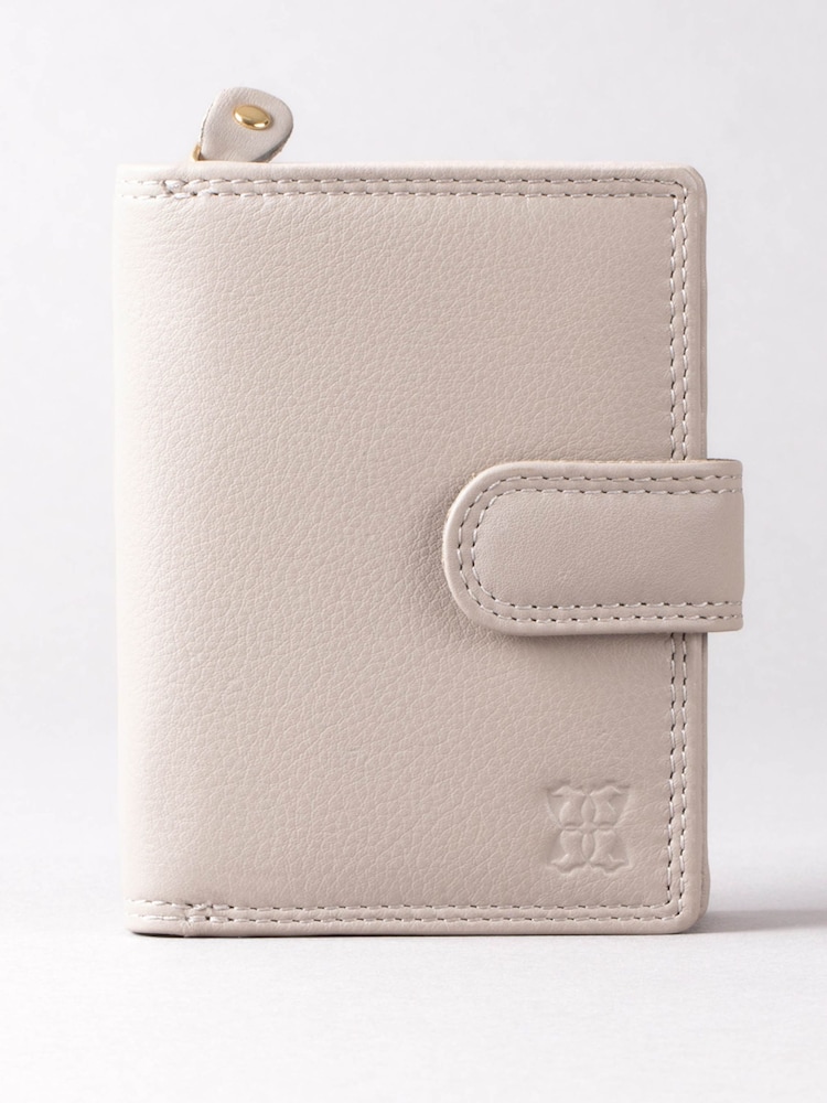 Grå - Lakeland Leather Small Tab Handväska - Bild 2 av 5