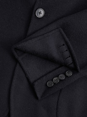 Mornarica - Reiss Flutter ozek kroj Volnena mešanica Single Breasted blazer - Slika 6 iz 7