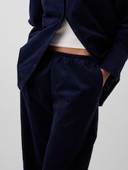 Gap Navy Corduroy Easy Wide-Leg Trousers - Image 5 of 6