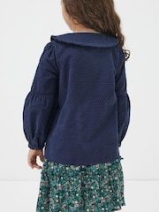 FatFace Blue Spot Cord Blouse - Image 2 of 5