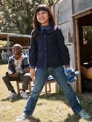 FatFace Blue Spot Cord Blouse - Image 4 of 5
