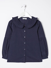 FatFace Blue Spot Cord Blouse - Image 5 of 5