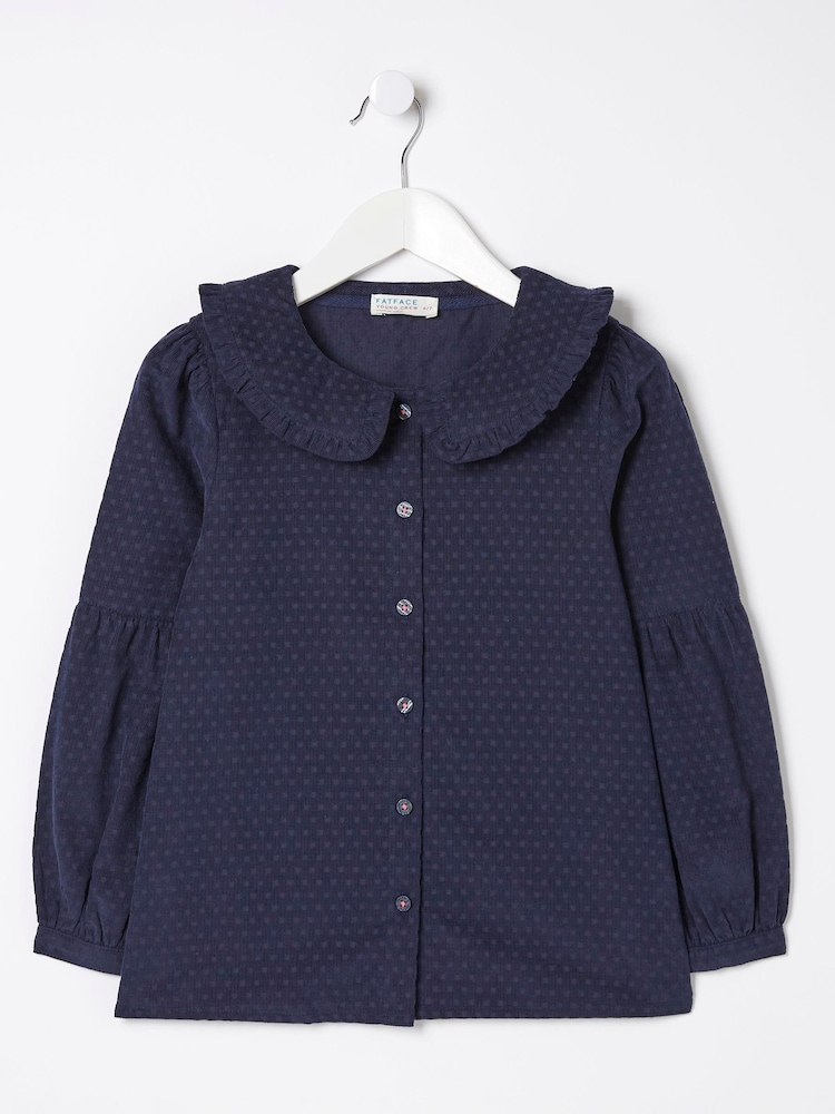 FatFace Blue Spot Cord Blouse - Image 5 of 5