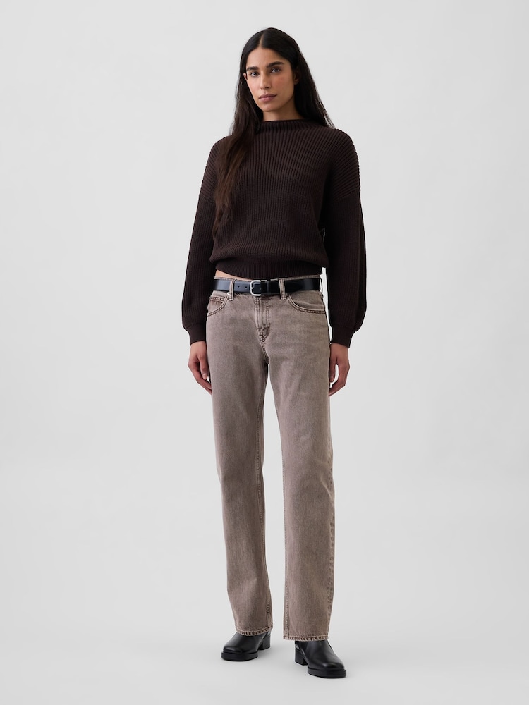 Gap Brown Oversized Rolled Neck Jumper - Image 3 of 3 Gap Brown Oversized Rolled Neck Jumper - Image 3 of 3