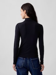 Gap Black Modern Turtle Neck Long Sleeve T-Shirt - Image 2 of 5