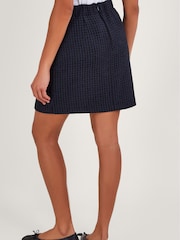 Monsoon Tilly Tweed Short Black Skirt - Image 2 of 5