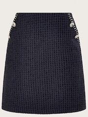 Monsoon Tilly Tweed Short Black Skirt - Image 5 of 5