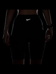 Schwarz - Nike One Dri-FIT High-Waisted 8" Cycling Shorts - Bild 9 von 9