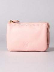 Lakeland Leather Pink Multi Pocket Coin Purse - Image 1 of 5