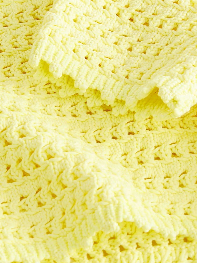 Yellow Crochet Knit Top (3-16yrs) - Image 6 of 6