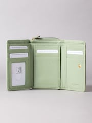 Lakeland Leather Sage Green Small Purse - Image 4 of 5