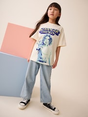 Ecru Stranger Things Oversized License T-Shirt (3-16yrs) - Image 4 of 7