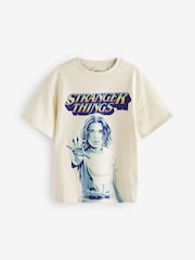 Ecru Stranger Things Oversized License T-Shirt (3-16yrs) - Image 5 of 7