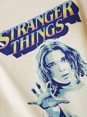 Ecru Stranger Things Oversized License T-Shirt (3-16yrs) - Image 7 of 7