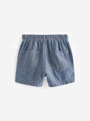 Blue Chambray Pull-On Shorts (3mths-7yrs) - Image 5 of 6