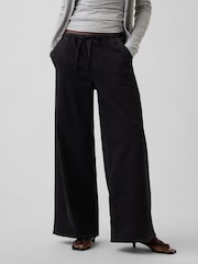 Gap Black Mid Rise Knit Easy Baggy Jeans - Image 1 of 5