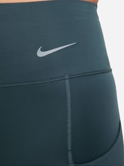Nike Green Go Firm-Support Mid-Rise 7/8 Leggings with Pockets - Image 10 of 10