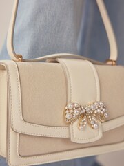 Bone Bow Embellished Cross-Body Bag - Image 4 of 9