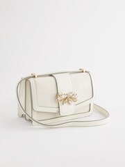 Bone Bow Embellished Cross-Body Bag - Image 5 of 9