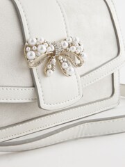 Bone Bow Embellished Cross-Body Bag - Image 7 of 9