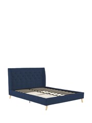 Novogratz Blue Her Majesty Linen Bed - Image 4 of 4