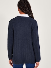 Monsoon Blue Longline Cardigan - Image 2 of 5