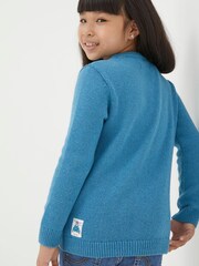 FatFace Green Kara Kangaroo Crew Jumper - Image 2 of 4
