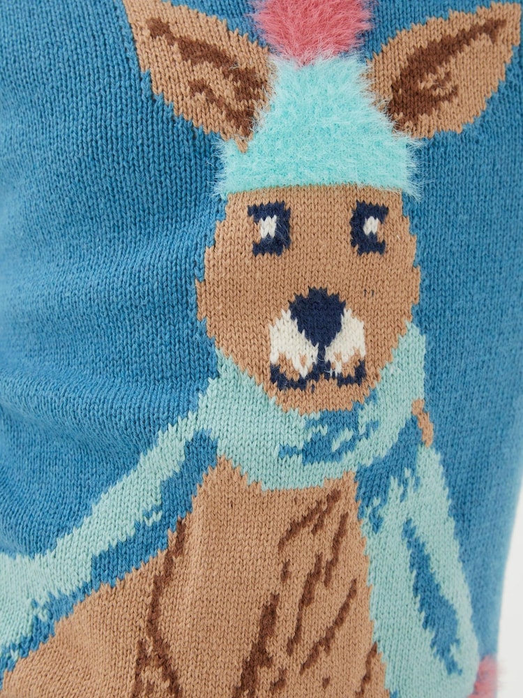 FatFace Green Kara Kangaroo Crew Jumper - Image 4 of 4