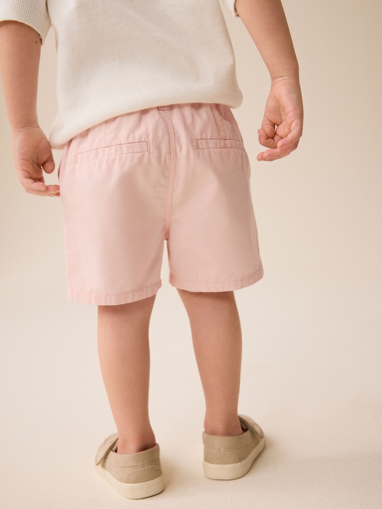 Pink 100% Cotton Chinos Shorts (3mths-7yrs) - Image 3 of 3